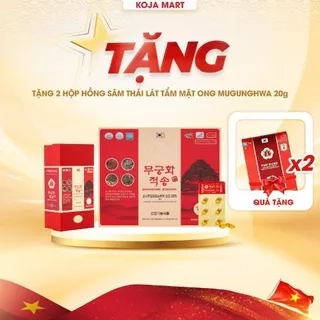 Tinh Dầu Thông Đỏ Hàn Quốc Giúp Thải Độc, Giảm Mỡ Máu, Tiểu Đường Mugunghwa Jeoksong Cao Cấp Hộp 180 viên