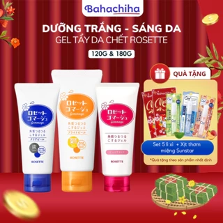 Gel tẩy tế bào chết Rosette Gommage phiên bản mới cho mọi loại da Nhật Bản (No.1 Cosme) - Bahachiha