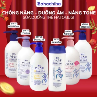 Sữa Dưỡng Thể Trắng Da, Chống Nắng Hạt Ý Dĩ Reihaku Hatomugi (Đủ bộ) nội địa Nhật - Bahachiha