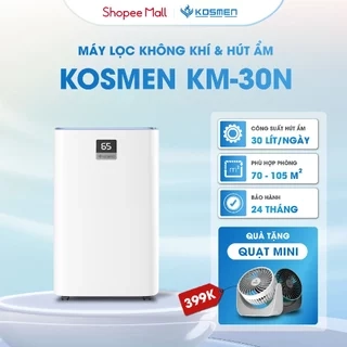 Máy Lọc Không Khí Và Hút Ẩm Kosmen KM-30N, Lọc Chuyên Sâu, Kết Nối Wifi Bằng App - Hàng Chính Hãng