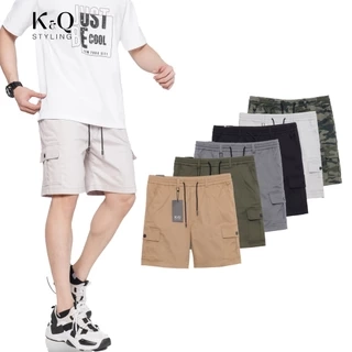 Quần short túi hộp kaki co giãn KQSTYLING form trẻ chung năng động