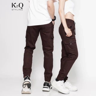 Quần túi hộp kaki co giãn KQSTYLING đen cao cấp