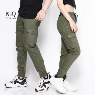 QuầnTúi Hộp Kaki KQSTYLING Rêu Tối co giãn cao cấp premium