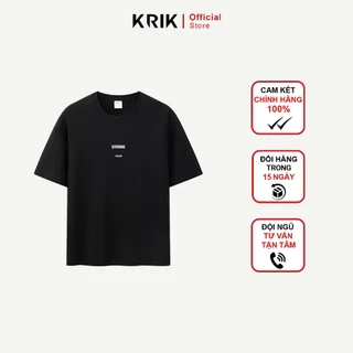 Áo Phông Nam KRIK Chất Vải Cotton Form Classic Thiết Kế In Công Nghệ Cao Thành Trẻ  Trung Năng Động AP1410