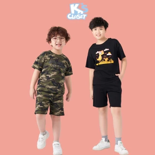 Bộ quần áo cộc tay trẻ em K'S CLOSET dành cho bé (214 tuổi) KT46TWS E011TWS, E230FIS
