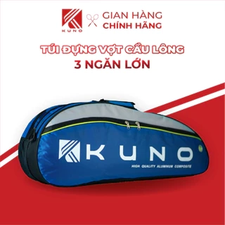 Túi Đựng Vợt Cầu Lông KUNO 3 Ngăn Sức Chứa Lớn 1 Quai Khoác Đường Nét Bền Đẹp