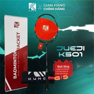 Vợt cầu lông 6U KUNO JueJi K501 full carbon cao cấp, vợt cầu lông công thủ toàn diện, siêu nhẹ trợ lực tốt, dễ chơi