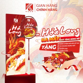Vợt cầu lông KUNO Hỏa Long Thiên Công, Hàng Chính Hãng,4U, Thân Cứng, CarbonT700 Cao Cấp