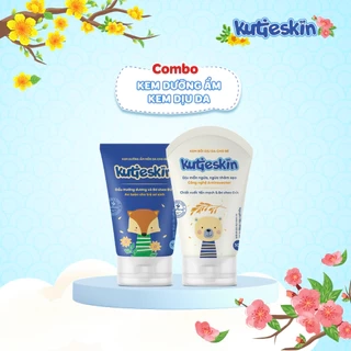 Combo 1 kem dưỡng ẩm và 1 kem dịu da Kutieskin 30gr - KKAD01
