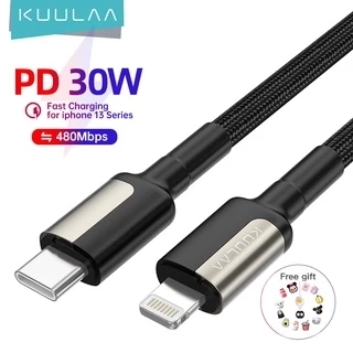 Cáp sạc nhanh 
KUULAA cổng USB c sang lightning thích hợp cho Iphone 12 mini pro max 11 8 7 PD 20w 30w