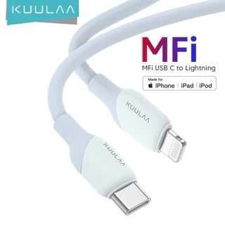 Dây cáp sạc nhanh KUULAA loại C 30W 20W 18W 14 pro max 13 12 11 X Xs Xr 8 thích hợp cho iPad