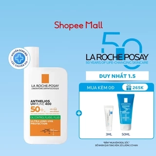 Sữa chống nắng dành cho da dầu mụn La Roche-Posay Anthelios UVMUNE400 Oil Control Fluid 50ml