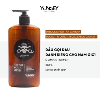 Dầu Gội Làm Sạch Tóc Và Dưỡng Tóc Dành Cho Nam Yunsey Shampoo For Men 380Ml
