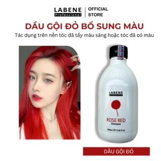 Dầu Gội Đỏ Rose Red Labene Dành Cho Tóc Nhuộm Đỏ Và Hồng, Bổ Sung Tăng Độ Sáng Tươi Mới Màu Nhuộm | LABENE OFFICIAL