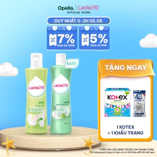 Bộ Chai DDVS Phụ Nữ Lactacyd Cool Sensation 250ml  +  Lactacyd Odor Fresh 250ml