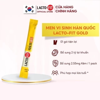 Gói Lẻ Men Vi Sinh LACTO-FIT GOLD - Cải Thiện Tiêu Hoá Cho Cả Gia Đình (1 gói x 2g)