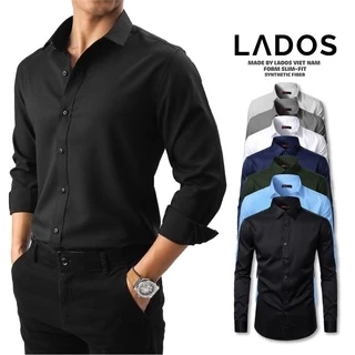 Áo sơ mi nam dài tay LADOS - 4779 ,Chất vải ít nhăn, mềm mịn