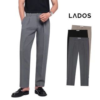 Quần tây nam LADOS-4158 chất xược Mỹ cao cấp dòng Premium form suông basic lịch lãm dễ phối đồ