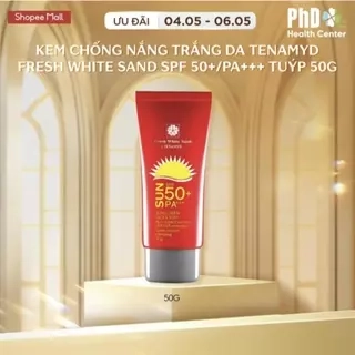 Kem Chống Nắng Trắng Da Tenamyd Fresh White Sand SPF 50+/PA+++ Tuýp 50g