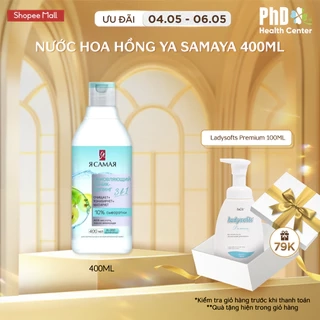 Nước Hoa Hồng YA SAMAYA Cấp Ẩm Và Làm Sạch Dịu Nhẹ Dành Cho Da Dầu - Da Hỗn Hợp 400ml