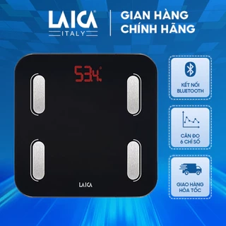 Cân điện tử sức khỏe thông minh Laica PS7015 - Cân thông minh đo 6 chỉ số cơ thể