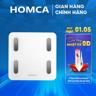 Cân điện tử thông minh HOMCA S7 kết nối bluetooth đo 15 chỉ số