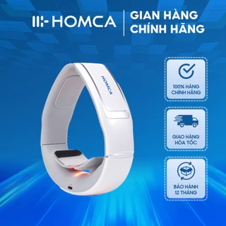 Máy massage cổ HOMCA P7, massage cổ điện xung thế hệ mới 6 chế độ, có điều khiển từ xa