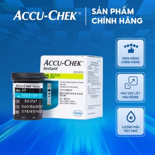 QUE THỬ ĐƯỜNG HUYẾT ACCU CHEK GUIDE - HỘP 25 - HỘP 50 - DÙNG CHO MÁY ACCU-CHEK GUIDE