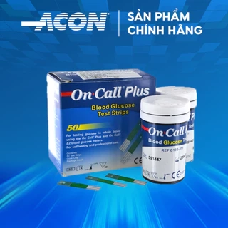 Que thử đường huyết ACON On Call Plus, On Call EZ II - Hộp 50 que - vỉ 25 que