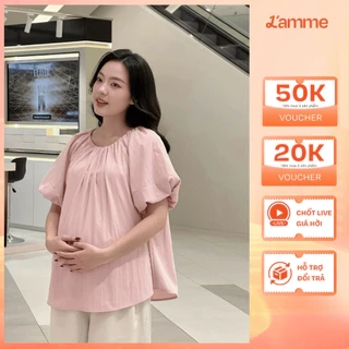 Áo bầu Joie chất liệu thô mềm siêu nhẹ thoáng mát phù hợp mẹ bầu đi làm đi chơi phong cách năng động by L'amme