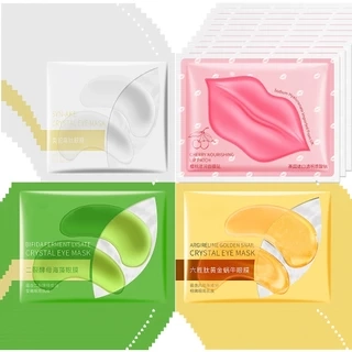Set 20 miếng mặt nạ môi LAMUSELAND SLK96180 dưỡng ẩm nuôi dưỡng làm sáng màu môi giảm nếp nhăn trên môi chuyên dụng 8g