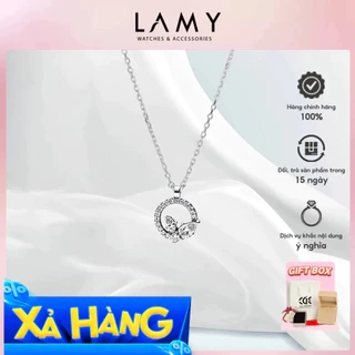 Dây chuyền nữ CDE Sparkling Herbarium Circle Necklace Silver CDE6388SV - Dây chuyền nữ