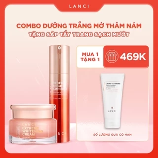 Bộ đôi Serum mờ nám 50ml và Kem dưỡng trắng 50ml LANCI dưỡng da trắng mướt