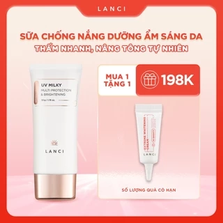 Sữa chống nắng dưỡng ẩm LANCI làm sáng da, chống tia UV, không gây bết dính 50g