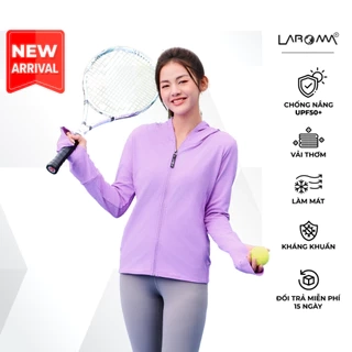 Áo Chống Nắng Nữ 2 Lớp Dệt Laroma| UPF50+ | Vải Thơm | Làm Mát | Thời Trang | Đa Dụng