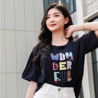 Áo Thun Nữ Laroma 03 | Mềm Mát - Thấm Hút Mồ Hôi - An Toàn Cho Da - Bền Bỉ