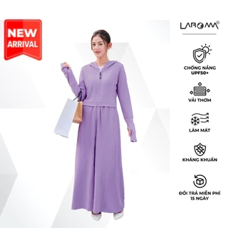 Choàng Chống Nắng Nữ 2 Lớp Dệt Laroma| UPF50+ | Vải Thơm |Làm Mát | Thời Trang | Đa Dụng