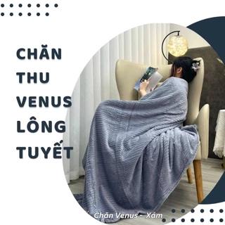 Chăn Lông Cừu Mỏng Lasante VENUS 1 Lớp Kích Thước Lớn 2mx2m3 Siêu Nhẹ Chỉ 1 Kg Dùng Văn Phòng, Sofa