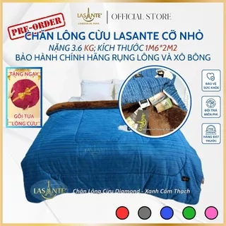 Chăn Lông Cừu Nhỏ 1m6 X 2m2 Cho Mùa Đông Đại Hàn 1 Người Lasante, Bảo Hành Chính Hãng Kèm Túi