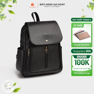Balo Yuumy (Thời trang nữ basic đựng vừa A4 - Balo da YBA5)