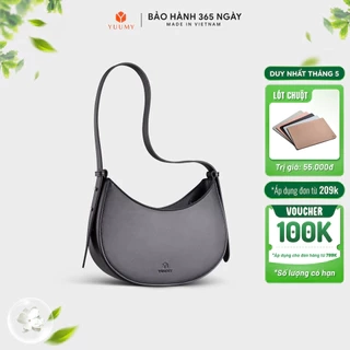 Túi Yuumy (Thời trang nữ hình bán nguyệt - Túi đeo vai da Seasand YN156)