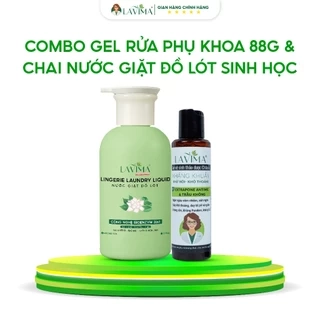 Combo 1 Chai nước giặt đồ lót sinh học Thế hệ mới Lavima Protect 4.0-1 Gel Rửa vệ sinh phụ nữ 88G kháng khuẩn, làm sạch