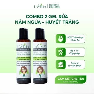 Combo 2 Dung Dịch Vệ Sinh (DDVS) phụ nữ Trầu Không, Thảo dược giảm viêm nấm ngứa 88G Lavima