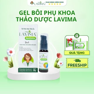Gel Bôi Thảo Dược Lavima 20g TĂNG 2 Khăn Ướt Lavima Protect 4.0 Gói 10 Tờ