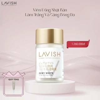 DEWY WHITE LAVISH H BABY - 90 viên - Viên uống Nhật Bản làm trắng và căng bóng da