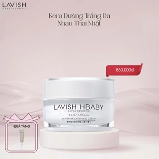 Kem Dưỡng Trắng Da Nhau Thai Nhật Lavish Brightening Cream - 45g