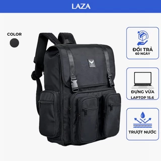 Balo LAZA Simple Backpack 500 - Hàng thiết kế cao cấp trượt nước - Bảo hành trọn đời