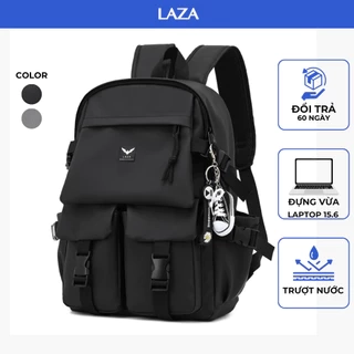 Balo Nam Nữ Thời Trang LAZA 438 Đựng vừa laptop 15,6in - Phân Phối Chính Hãng