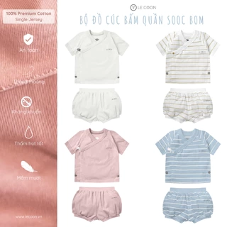 LE COON | BỘ ĐỒ CÚC BẤM QUẦN BOM | COOL | 0 - 3 tuổi