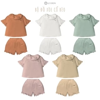 LE COON | Bộ Đồ Xòe Cổ Bèo | COOL | 3 tháng-3 tuổi